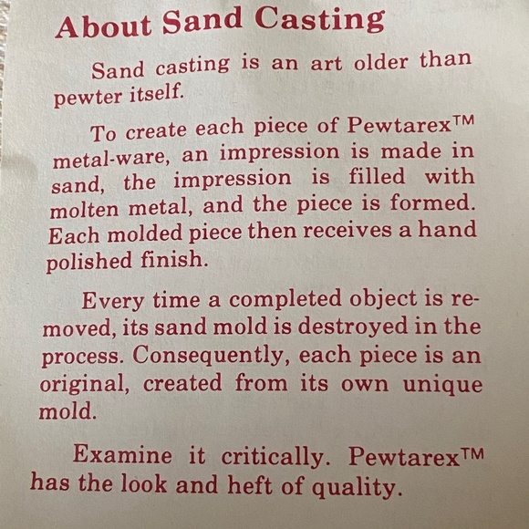 Pewtarex I Golf Trivet - Picture 10 of 10